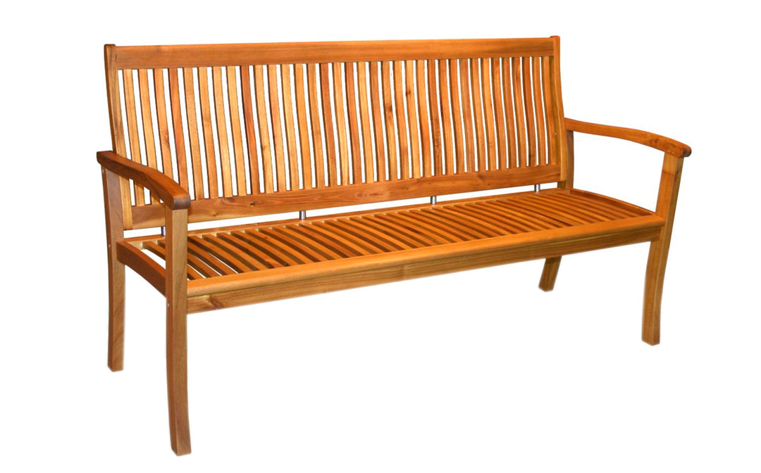 P&F ZennHome 3 Seater Timber Bench