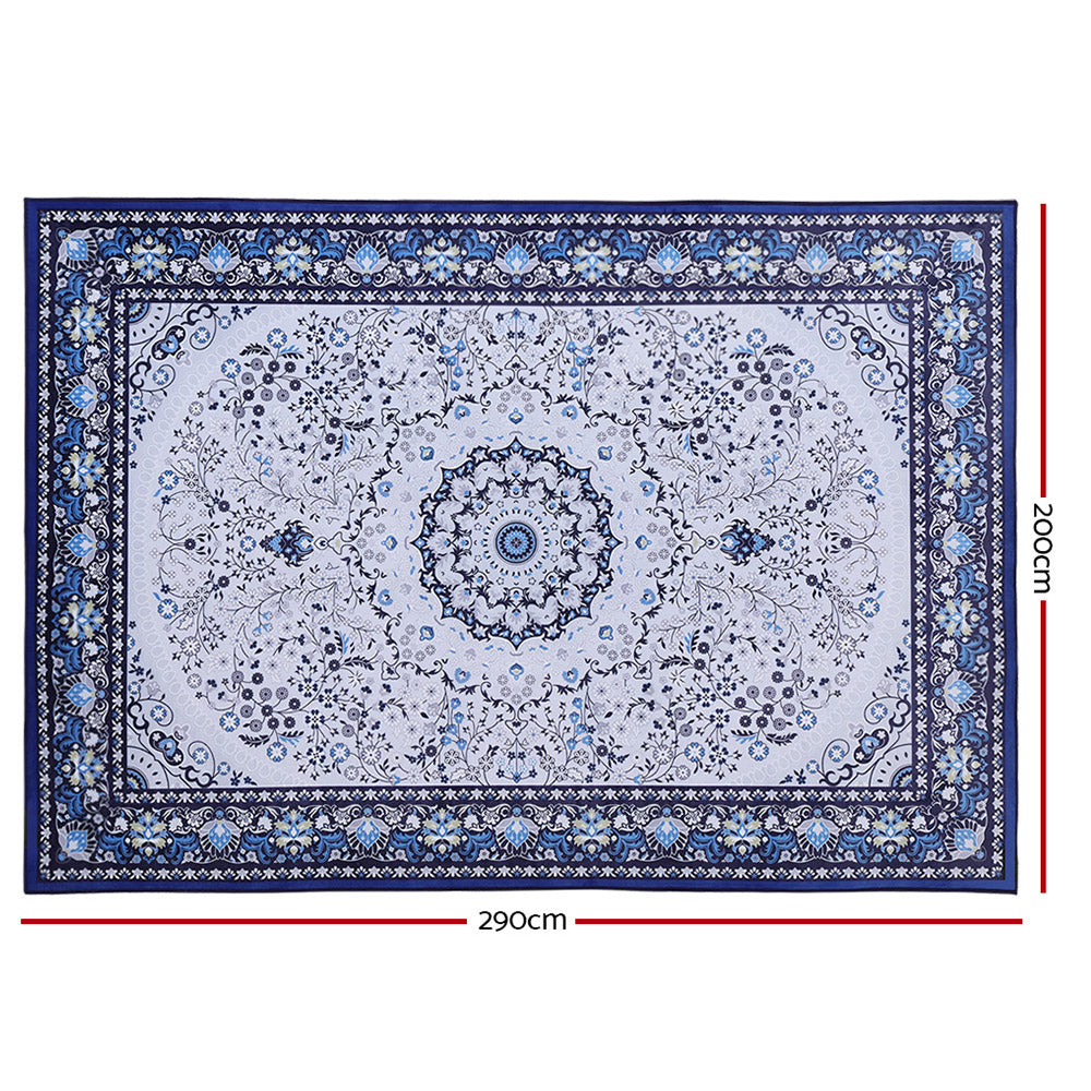 P&F ZennHome Floor Rug 200cm x 290cm Mat Carpet Short Pile Moon