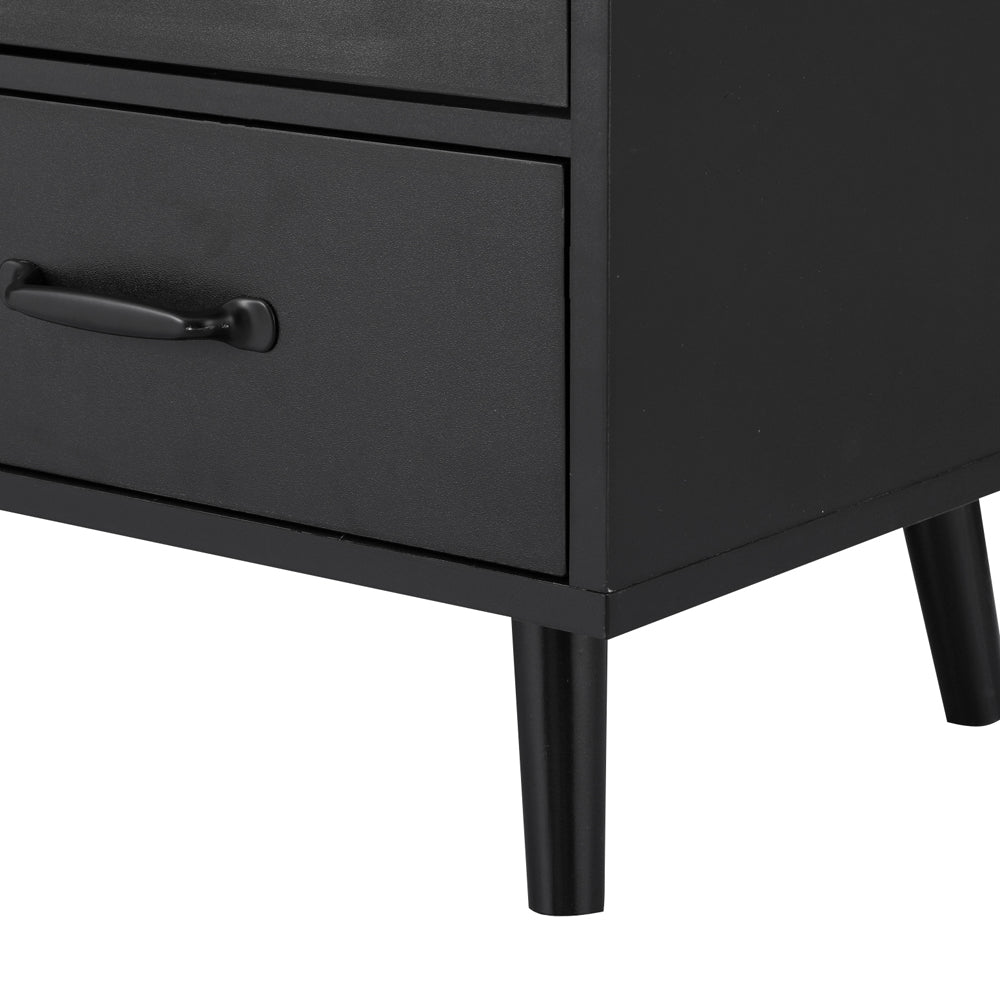 P&F SkyWay Buffet Sideboard Double Doors - Black