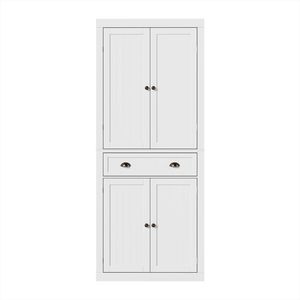 P&F SkyWay Buffet Sideboard Cupboard Cabinet White