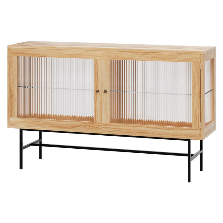 P&F SkyWay Buffet Sideboard Double Doors - Oak