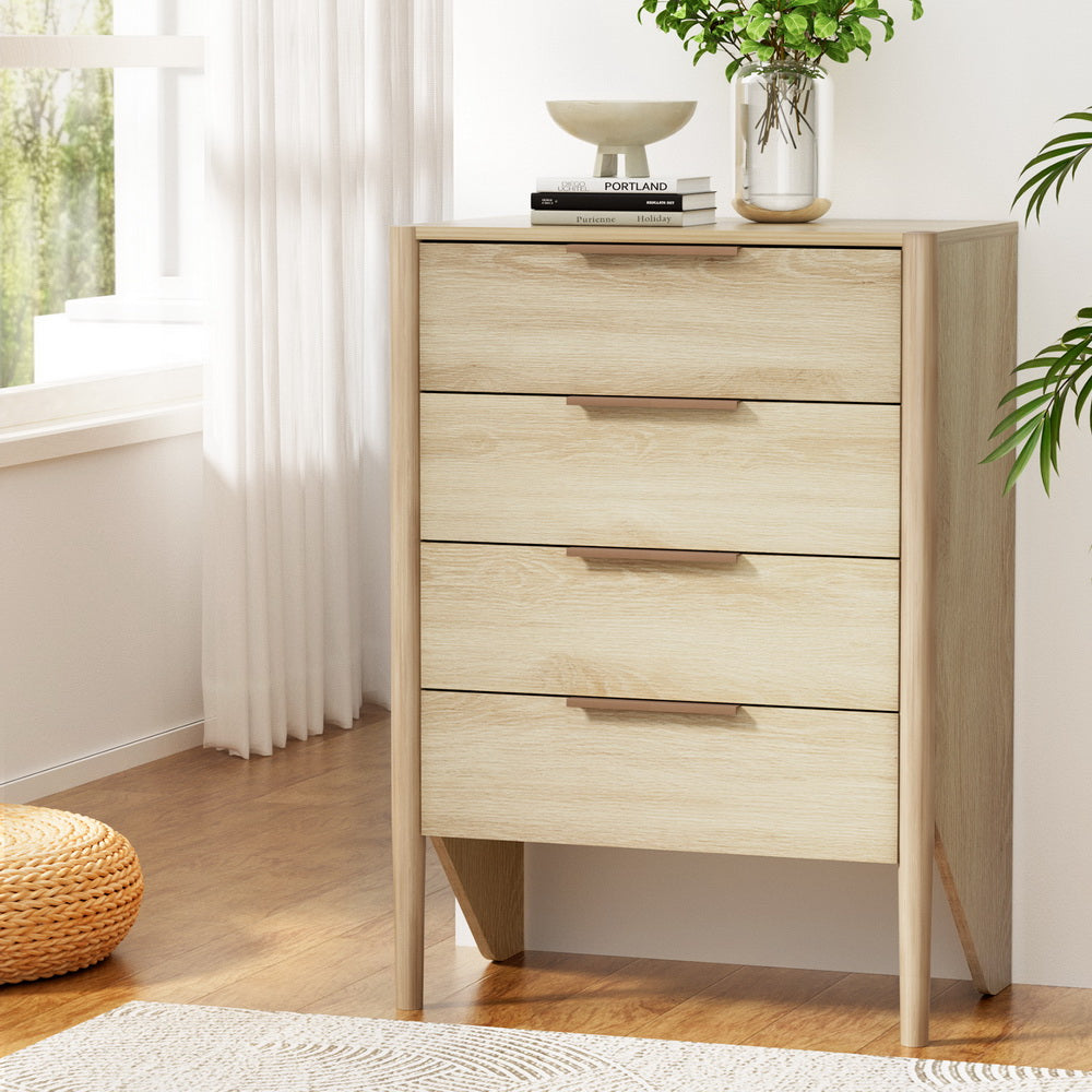 P&F SkyWay 4 Chest of Drawers - INEZ Oak