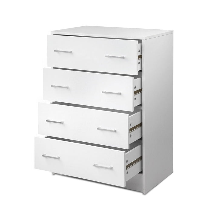 P&F ZennHome 4 Chest of Drawers - Deli White