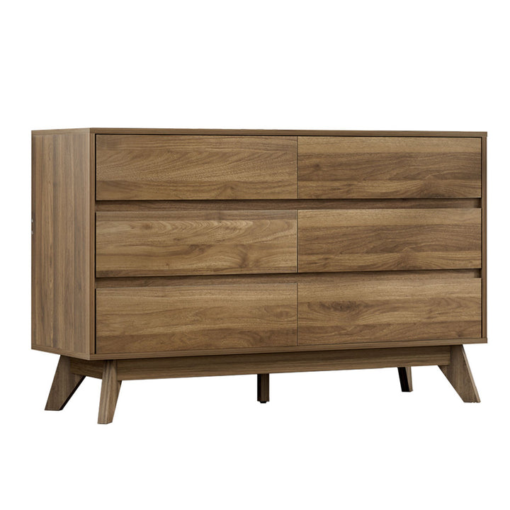 P&F ZennHome 6 Chest of Drawers - Vela Walnut