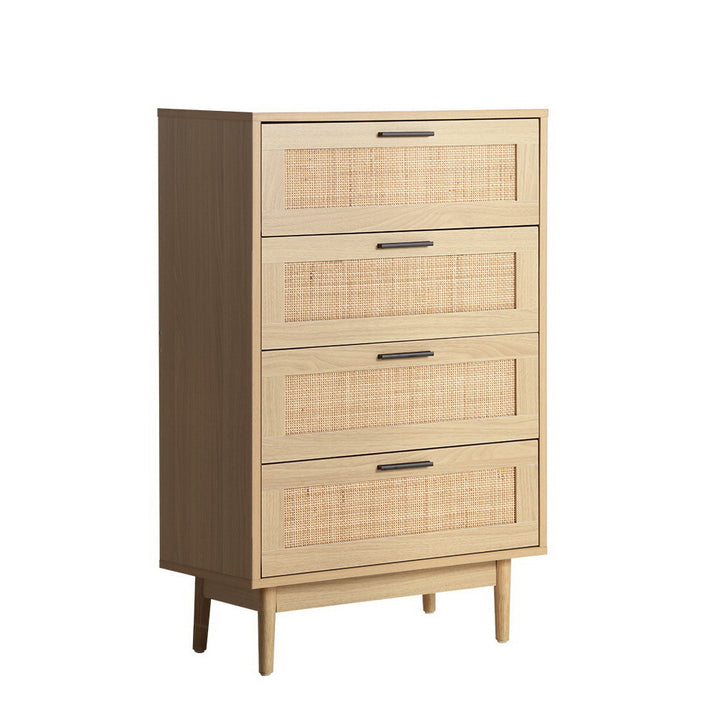 P&F ZennHome 4 Chest of Drawers - Oak