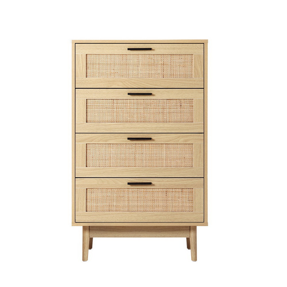 P&F ZennHome 4 Chest of Drawers - Oak