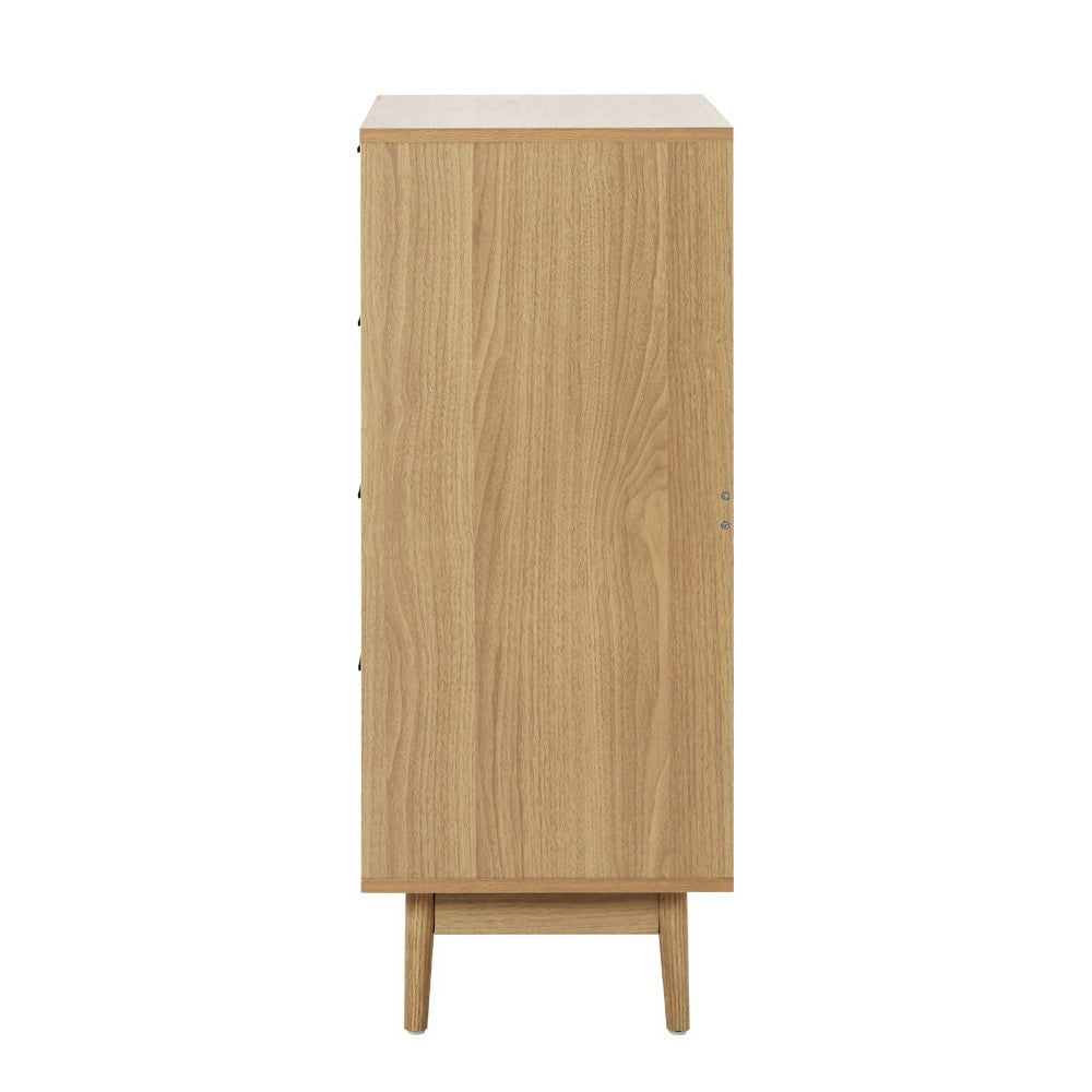 P&F ZennHome 4 Chest of Drawers - Oak