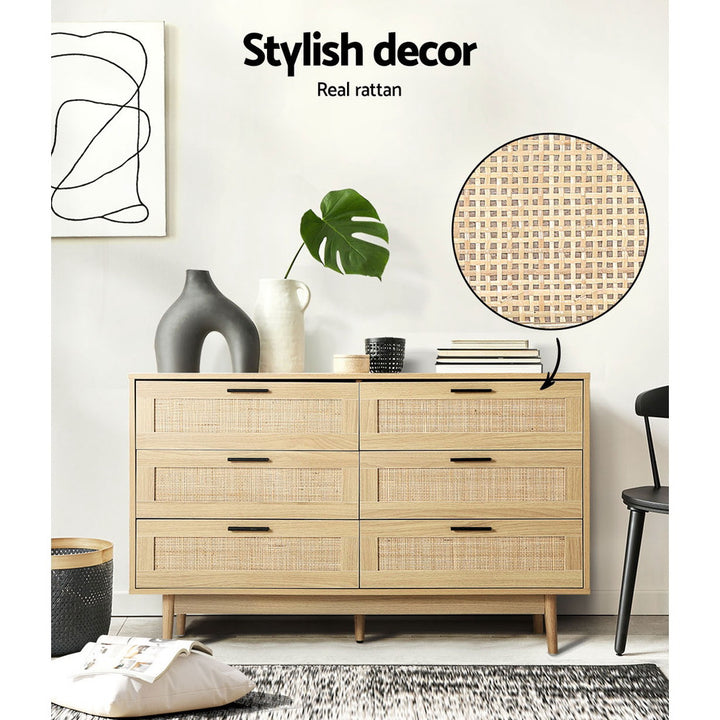 P&F ZennHome 6 Chest of Drawers - Hexa Oak