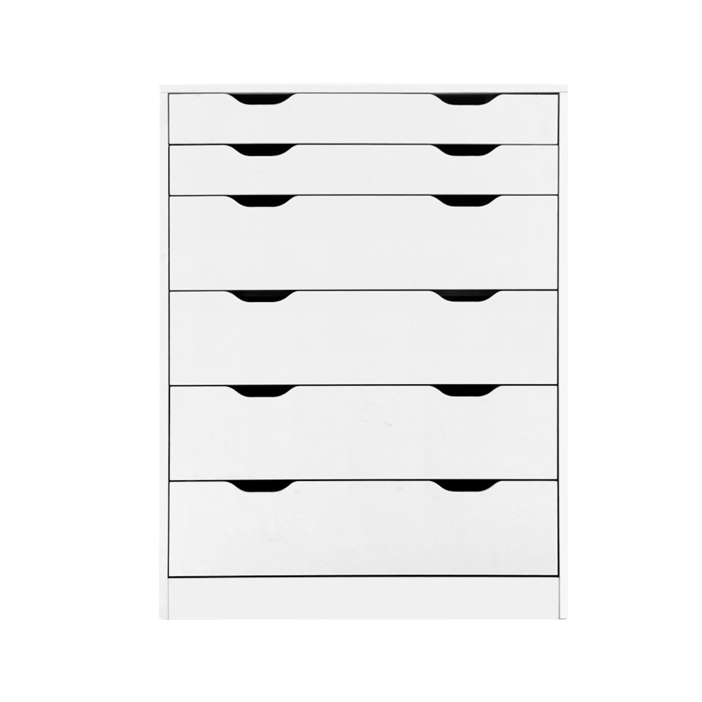 P&F ZennHome 6 Chest of Drawers - Handy White