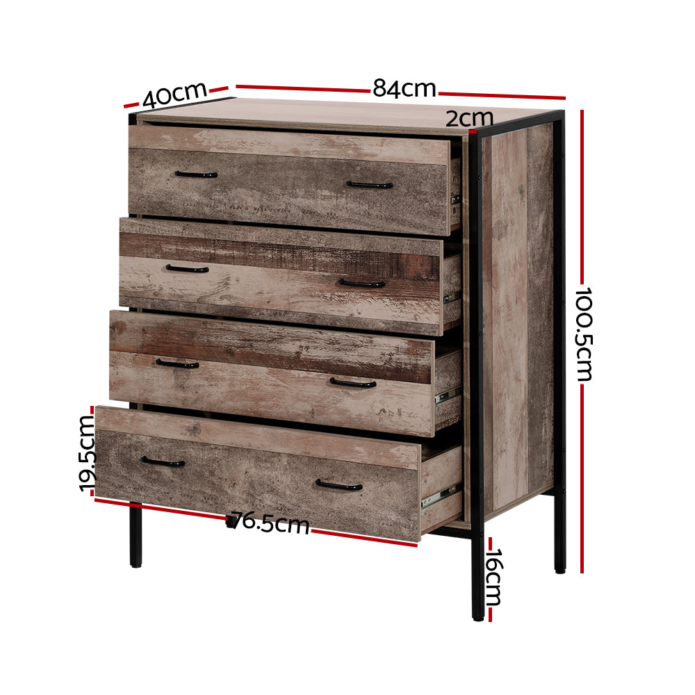 P&F SkyWay 4 Chest of Drawers - BARNLY