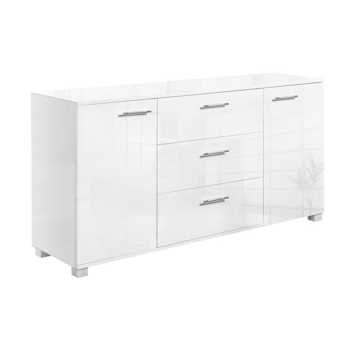 P&F SkyWay Buffet Sideboard High Gloss - White