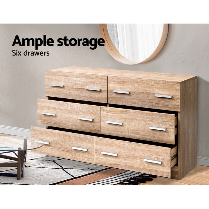 P&F ZennHome 6 Chest of Drawers - Hexa Pine