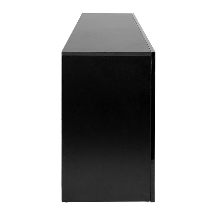 P&F SkyWay Entertainment Unit TV Cabinet LED 160cm Black Bobi