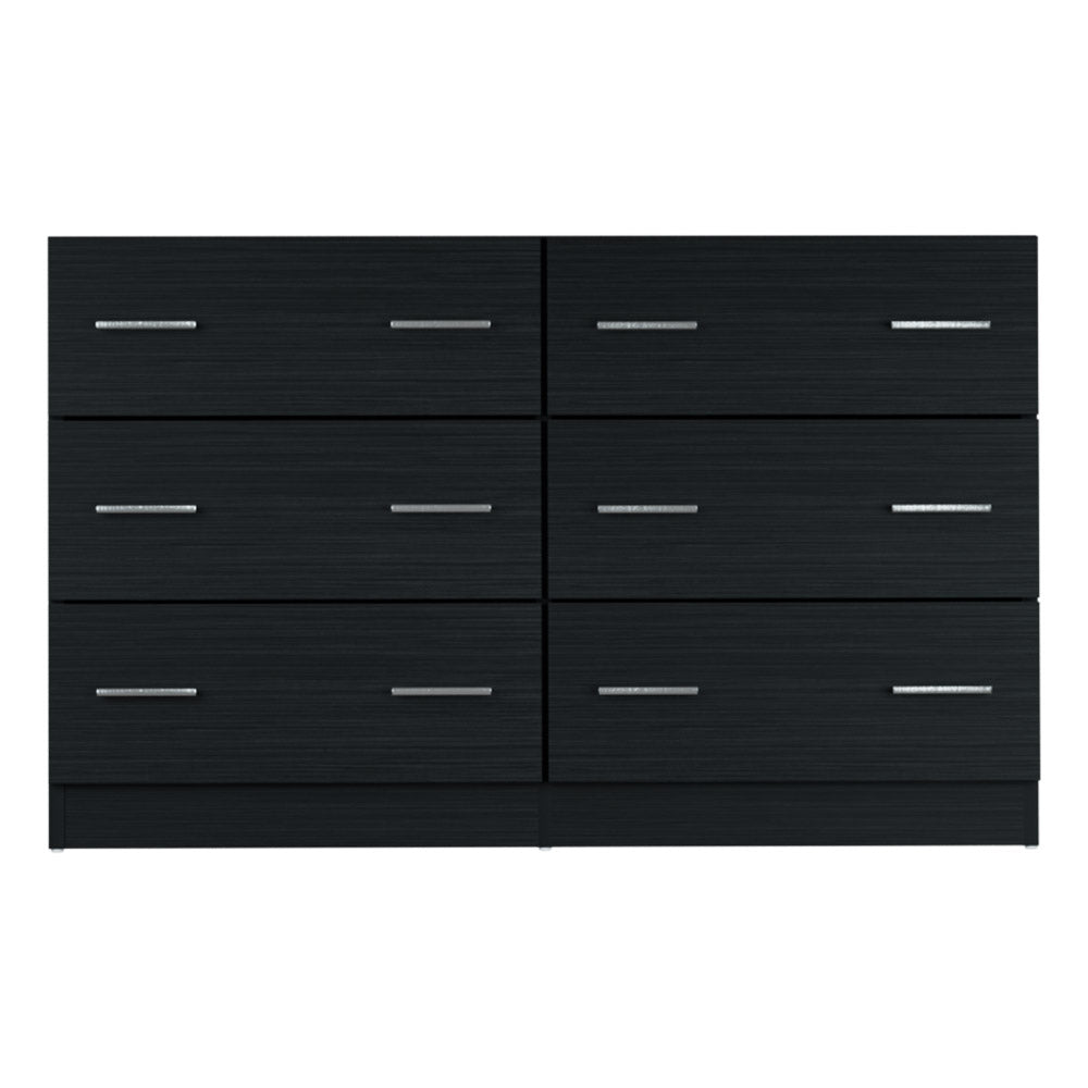 P&F SkyWay 6 Chest of Drawers - VEDA Black