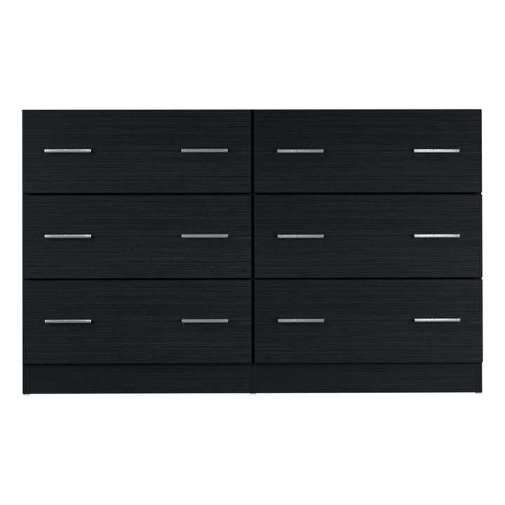 P&F SkyWay 6 Chest of Drawers - VEDA Black