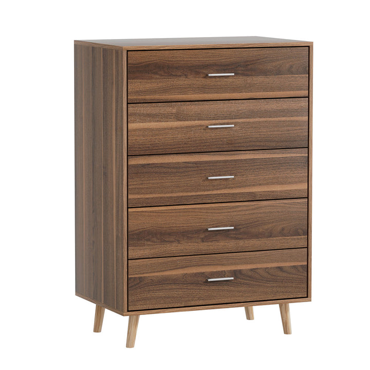 P&F SkyWay 5 Chest of Drawers - MIRI Walnut