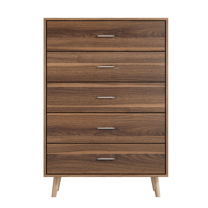 P&F SkyWay 5 Chest of Drawers - MIRI Walnut