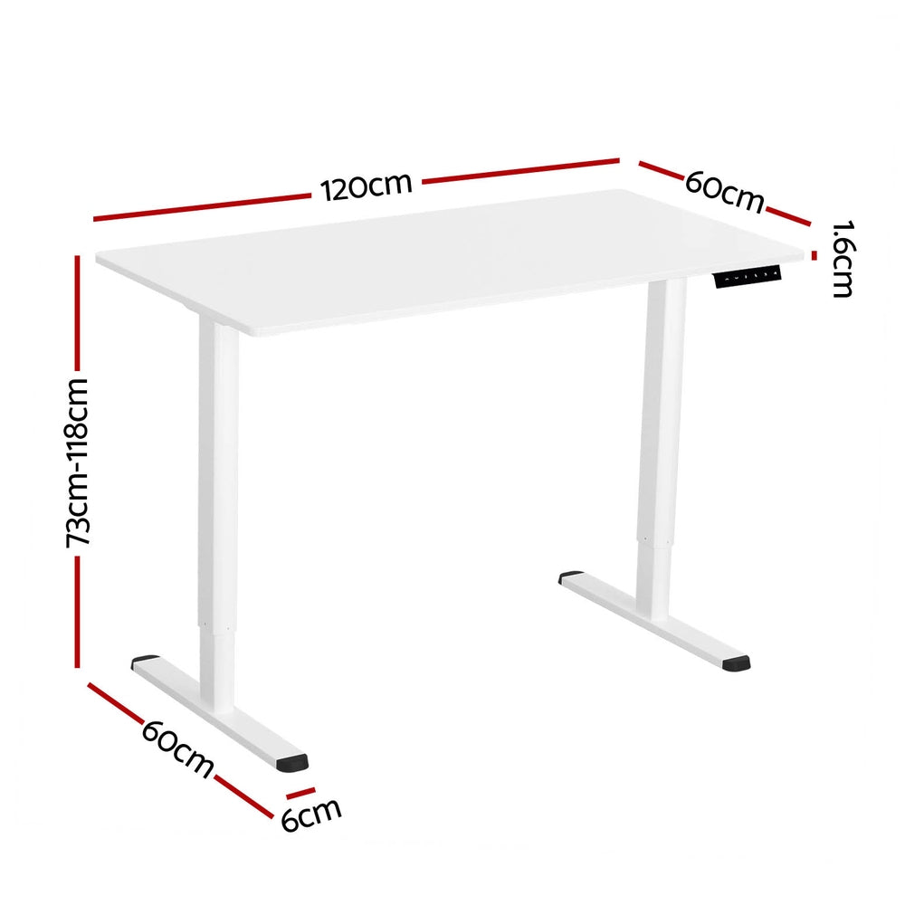 P&F SkyWay Electric Standing Desk Sit Stand Desks 120CM