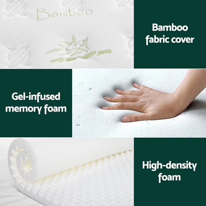 P&F SleepNice Mattress Cool Gel Foam 30cm Double