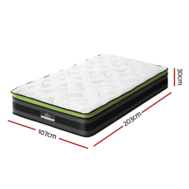 P&F SleepNice Mattress Cool Gel Foam 30cm King Single