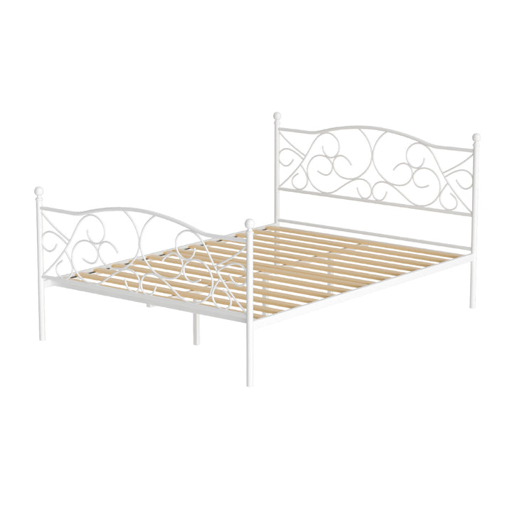 P&F SkyWay Bed Frame Double Size Metal Frame GROA