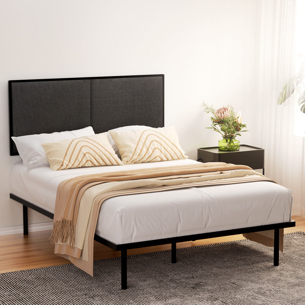 P&F SkyWay Bed Frame Double Size Metal Frame NOE