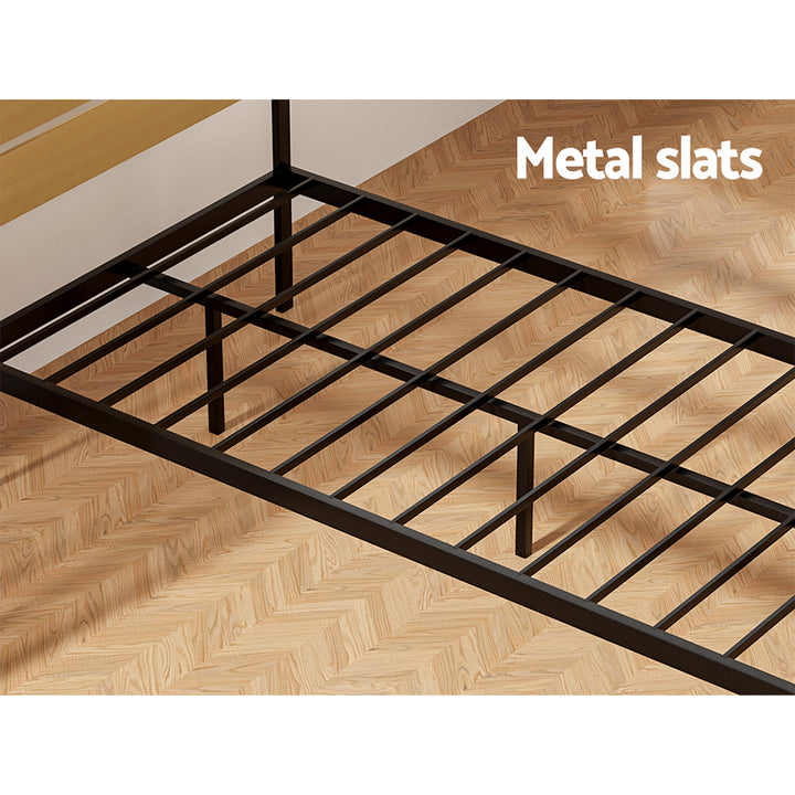 P&F SkyWay Bed Frame King Single Size Metal Base Mattress Platform Foundation PAULA