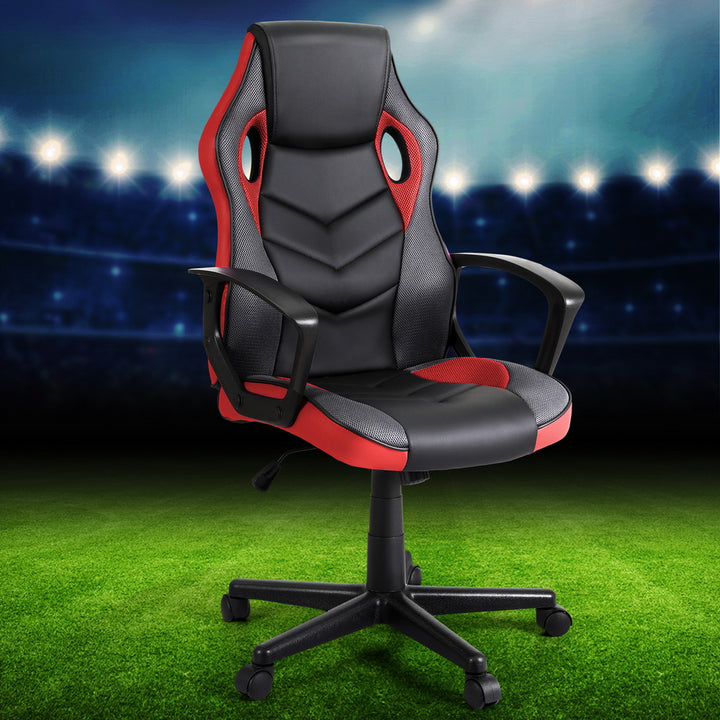 P&F ZennHome Gaming Office Chair Computer Chairs Red