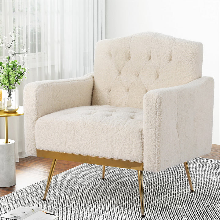 P&F ZennHome Armchair Boucle Beige Nicole