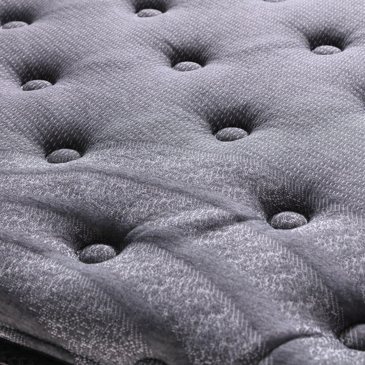 P&F Casa Decor Bamboo Charcoal Mattress Pocket Spring Pillowtop 5 Zone 32cm Depth - Queen - Charcoal