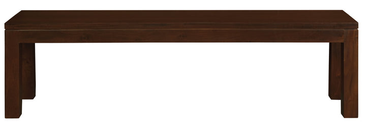 P&F ZennHome Rela Solid Mahogany Timber Bench (Mahogany)