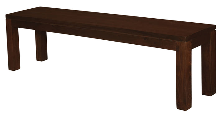 P&F ZennHome Rela Solid Mahogany Timber Bench (Mahogany)