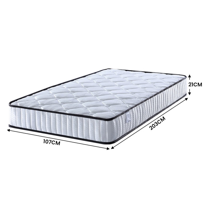 P&F DreamEz King Single Size Mattress Pocket Spring High Density Foam For Bed