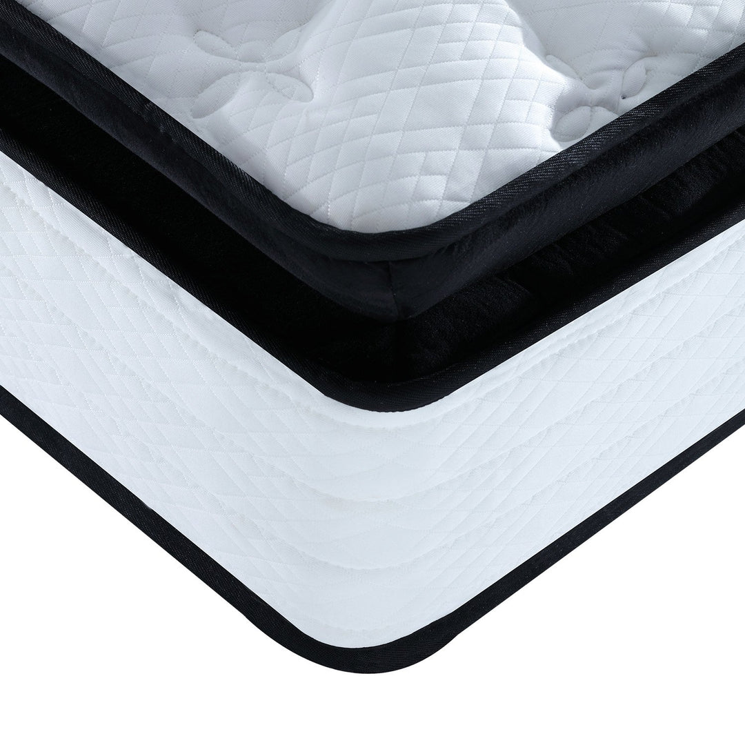 P&F DreamEz King Mattress Bed Size Euro Top 5 Zone Spring Foam 32cm Bedding Pocket