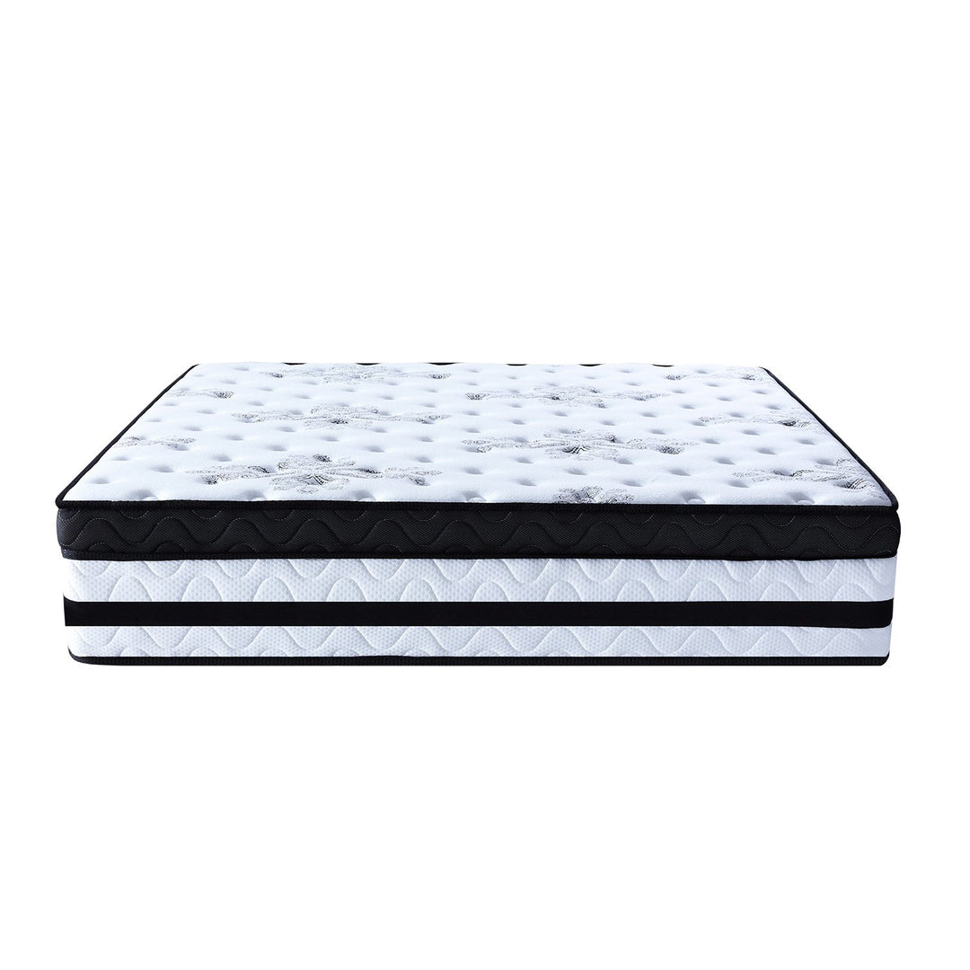 P&F DreamEz  King Mattress Bed Size Euro Top 5 Zone Spring Foam 34cm Bedding