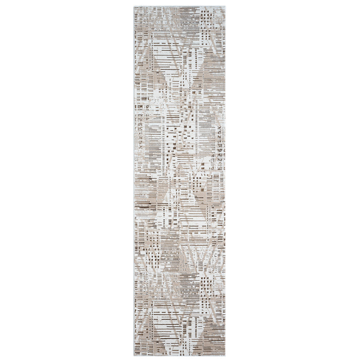 P&F ZennHome Skyscraper Taupe Rug - 160cm x 230cm