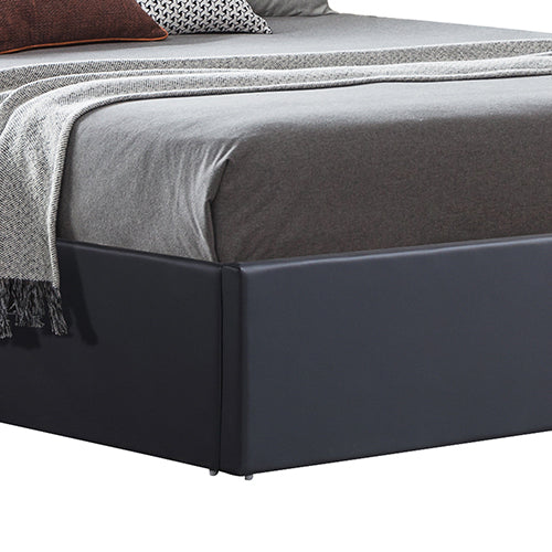 P&F FabSeries Pedro Gas Lift Queen Bed Frame Non-woven Fabric MDF KD Slats