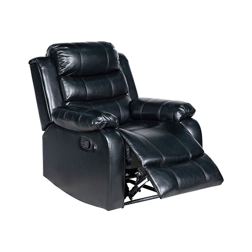 P&F SkyWay 5 Piece Finest Leatherette Recliner Feature Console LED Light Ultra Cushioned