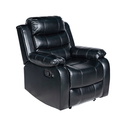 P&F SkyWay 5 Piece Finest Leatherette Recliner Feature Console LED Light Ultra Cushioned