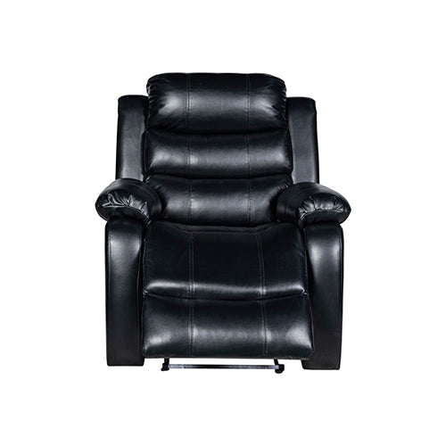 P&F SkyWay 5 Piece Finest Leatherette Recliner Feature Console LED Light Ultra Cushioned