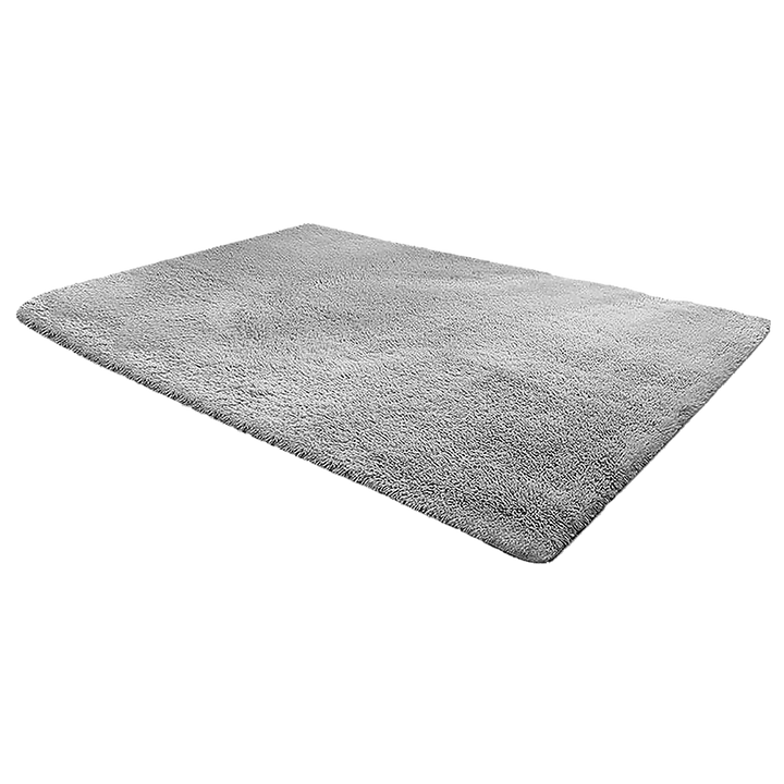 P&F ZennHome 230cm x 160cm Floor Rugs Large Shaggy Rug Area Carpet Bedroom Living Room Mat - Grey