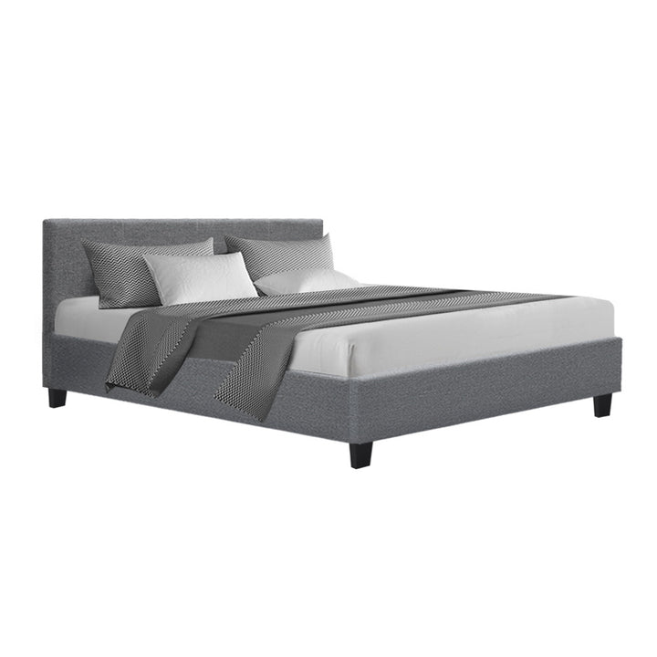 P&F FabSeries Neo Bed Frame Fabric - Grey Queen