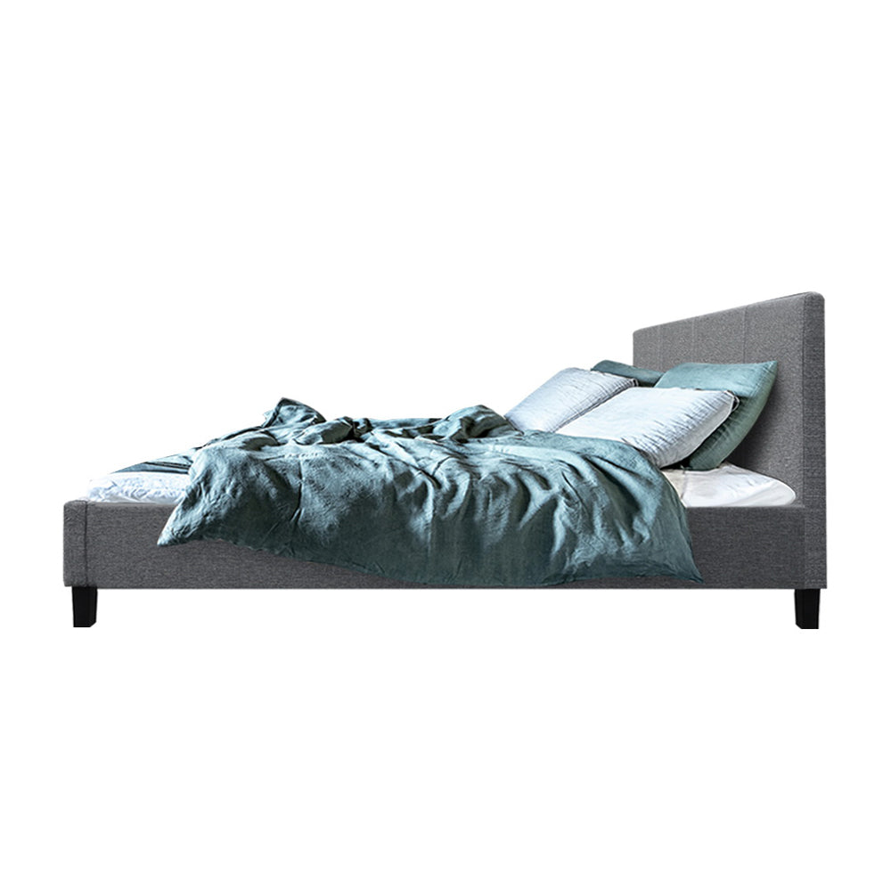 P&F FabSeries Neo Bed Frame Fabric - Grey Queen