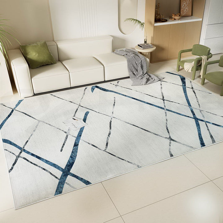 P&F ZennHome Diamonds Floor Rug Area Carpet 200cm x 290cm Modern Short Pile Washable