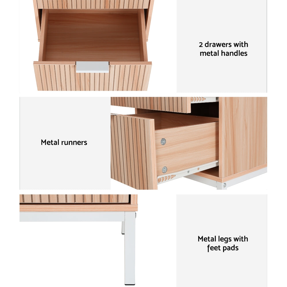 P&F ZennHome Bedside Table Lyra