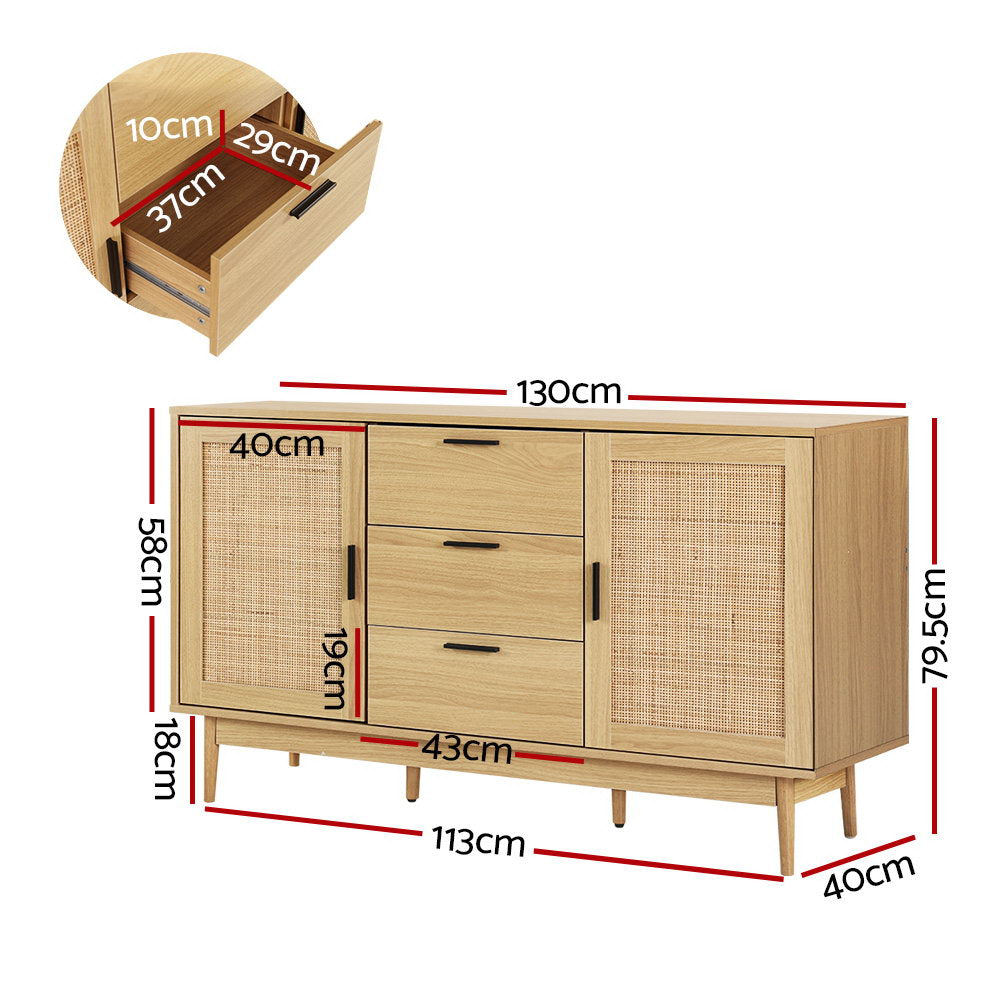 P&F SkyWay Coze Sideboard Rattan