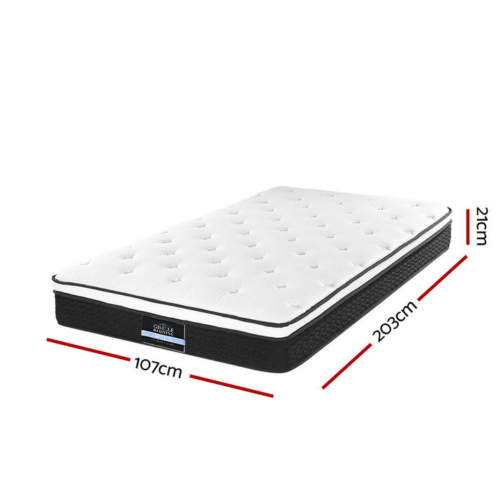 P&F SleepNice  Bedding Bonita Euro Top Bonnell Spring Mattress 21cm Thick King Single