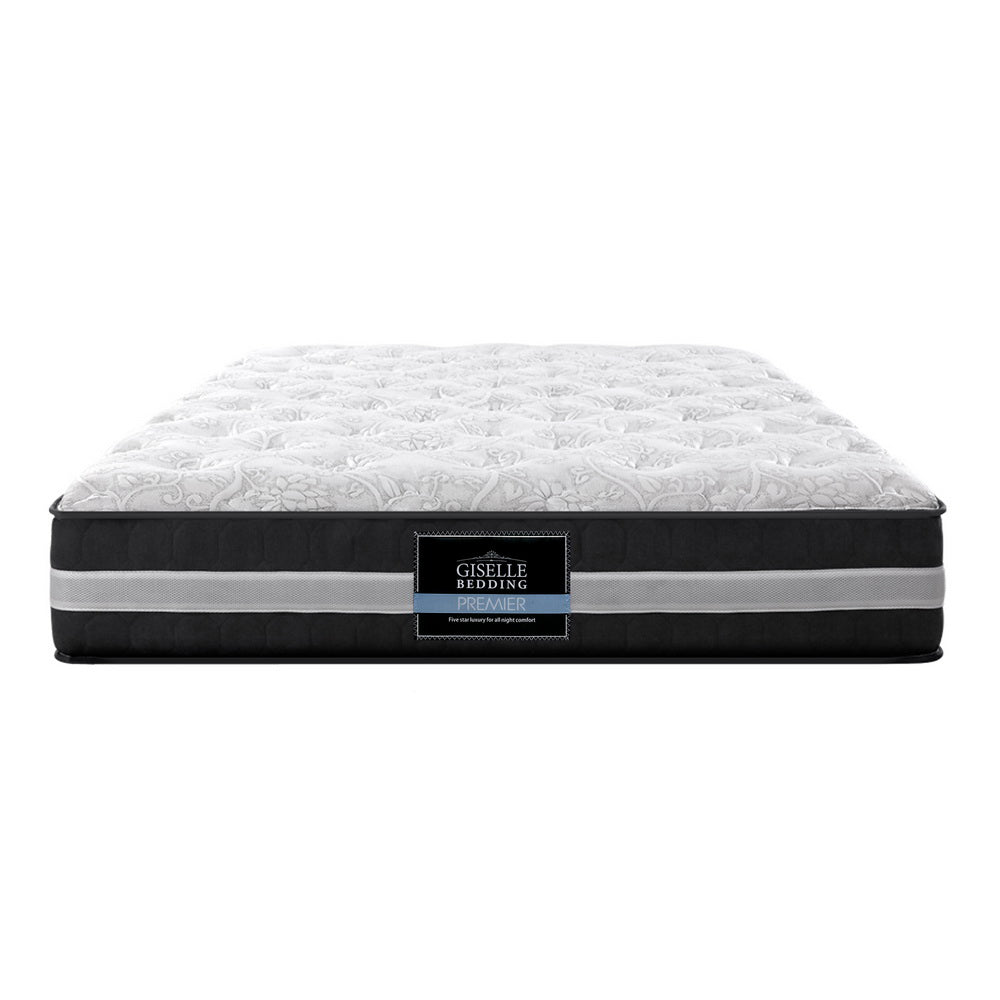 P&F SleepNice Queen Mattress Bed Size 7 Zone Pocket Spring Medium Firm Foam 30cm