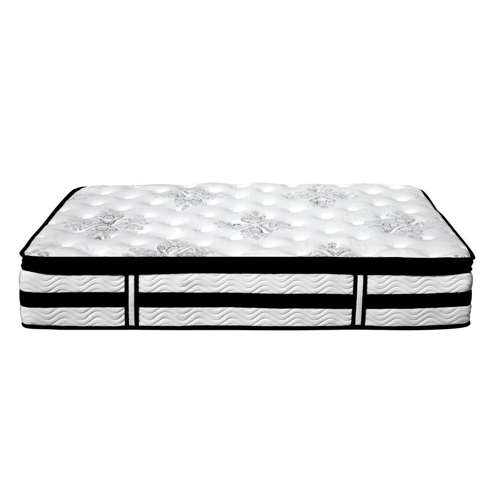 P&F SleepNice Bedding Euro Top Pocket Spring Mattress 34cm Thick Double