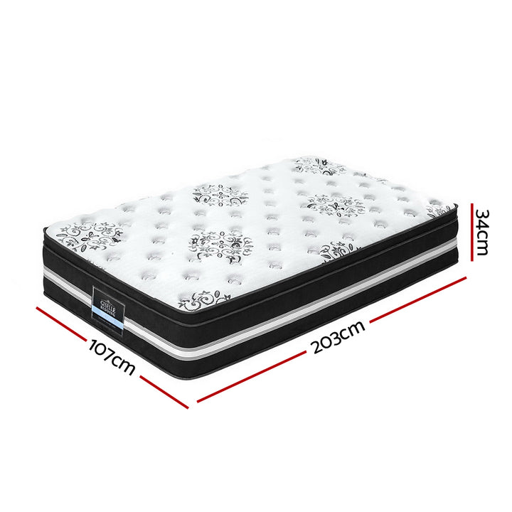 P&F SleepNice King Single Size Mattress Bed COOL GEL Memory Foam Eurotop Pocket Spring